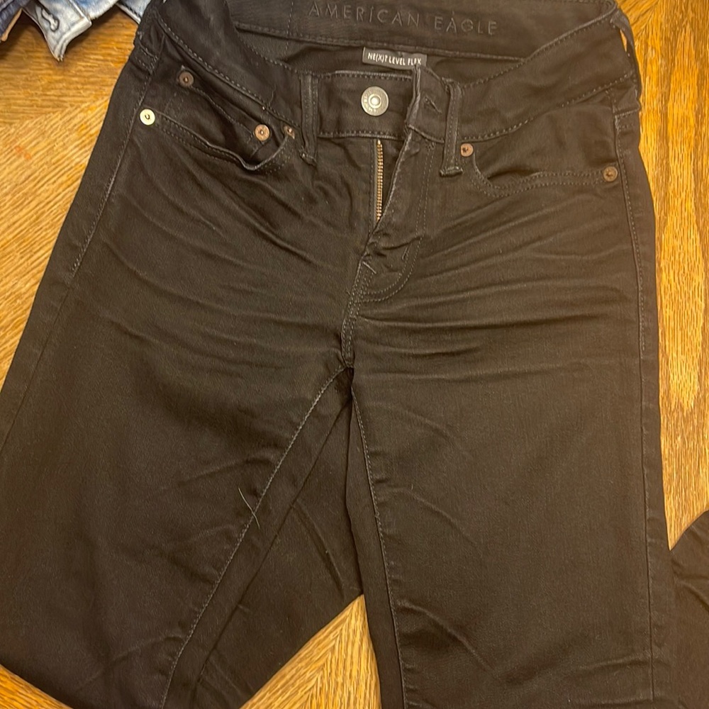 Mens American Eagle black jeans 26x28